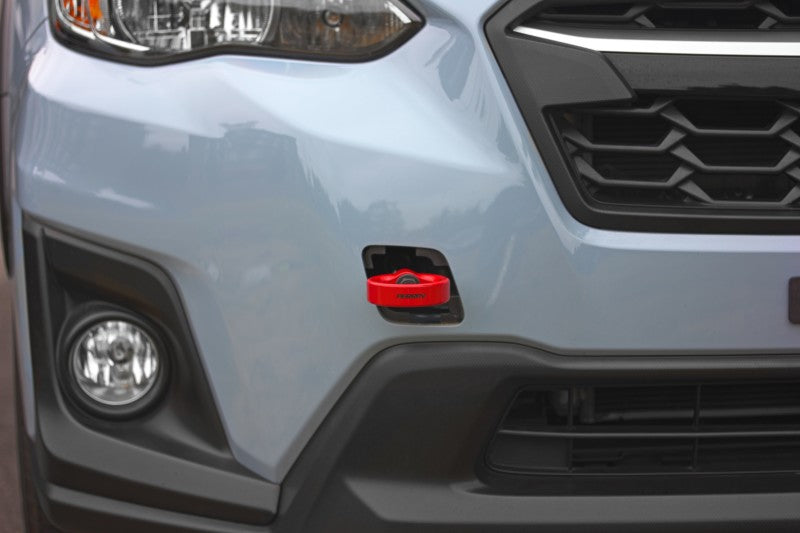 Perrin Performance PERRIN 22-26 Subaru WRX / 18-23 Crosstrek / 20-25 OBXT / 17-23 Impreza Tow Hook Kit (Front) - Red