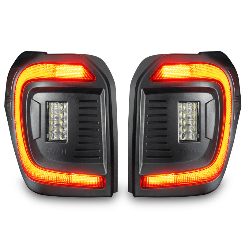 ORACLE Lighting Oracle 14-23 Toyota 4Runner Black Series Lensless Flush Style LED Tail Lights - Tinted