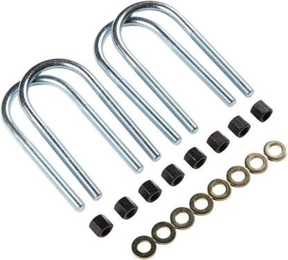 Fabtech Round U-Bolt Kit - 5/8-18 x 13.50 x 3.50