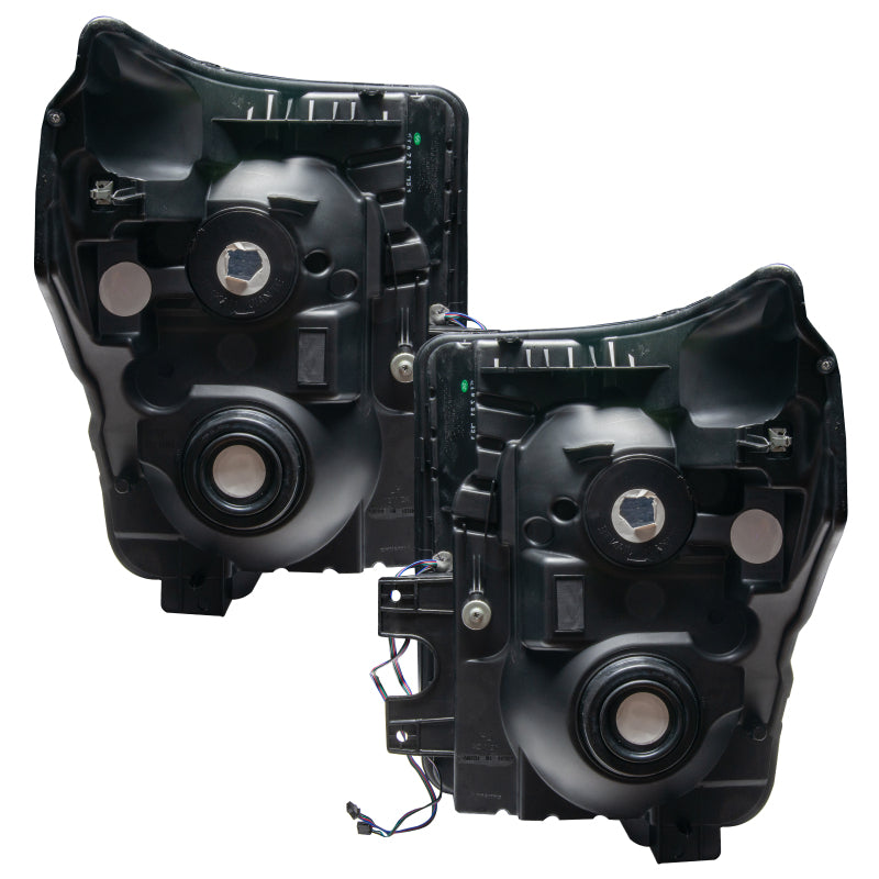 ORACLE Lighting Oracle 11-16 Ford F250/350 LED HL - Black - ColorSHIFT w/ BC1 Controller