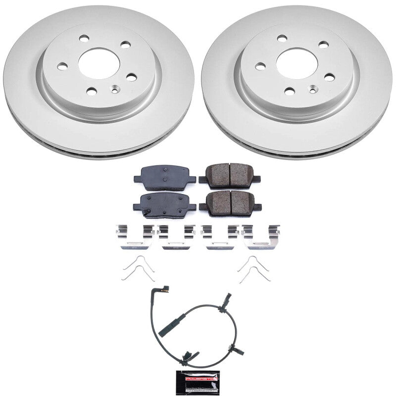 PowerStop Power Stop 2020 Cadillac CT6 Rear Z17 Coated Brake Kit