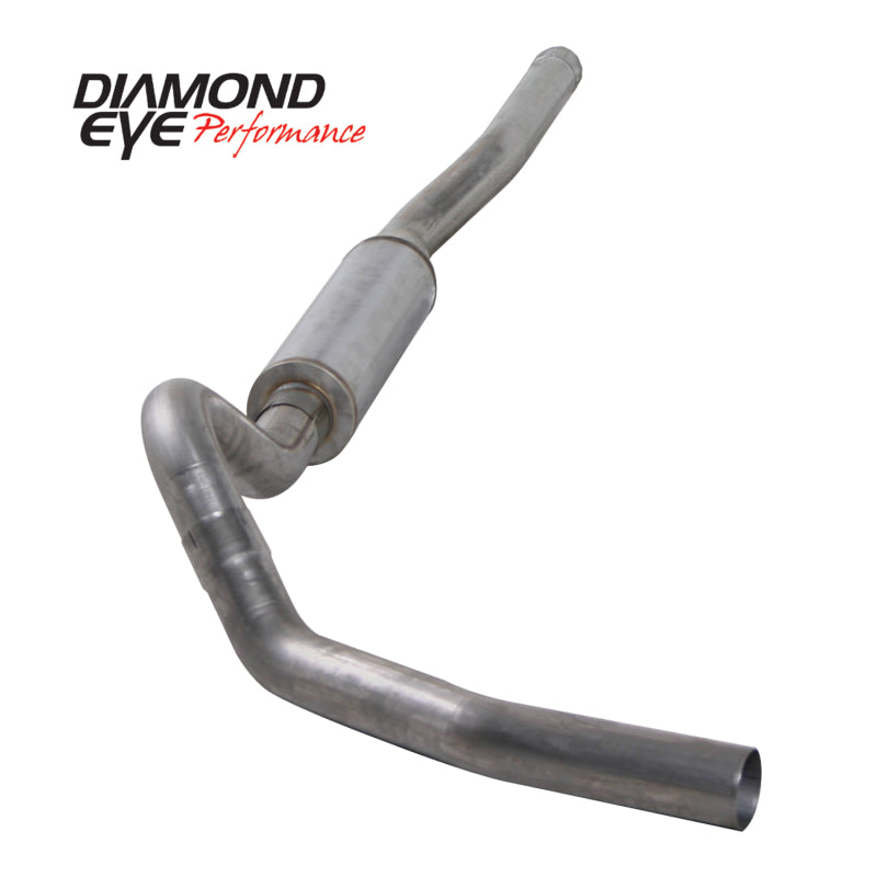 Diamond Eye Performance Diamond Eye KIT 4in Catback Single MFLR RPLCMENT PIPE SS CHEVY/GMC 6.6L 2500/3500 2006-2007.5