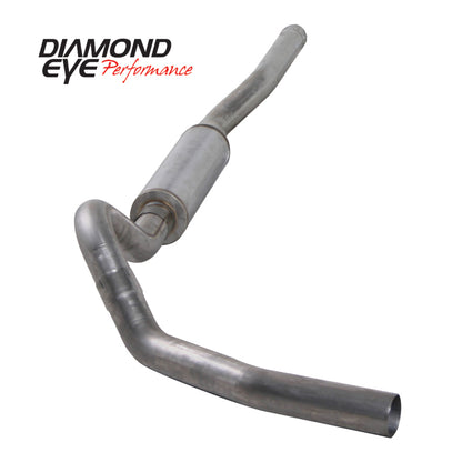 Diamond Eye Performance Diamond Eye KIT 4in Catback Single MFLR RPLCMENT PIPE SS CHEVY/GMC 6.6L 2500/3500 2006-2007.5
