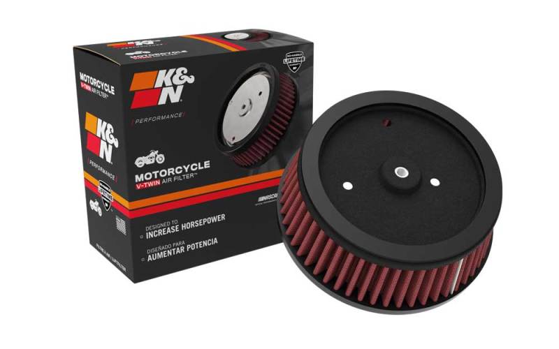 K&N Engineering K&N Round Tapered 6.25in Base OD x 5.5in Top OD x 2.125in H Replacement Filter for Harley-Davidson