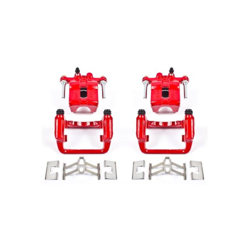 PowerStop Power Stop 99-04 Acura RL Rear Red Calipers w/Brackets - Pair