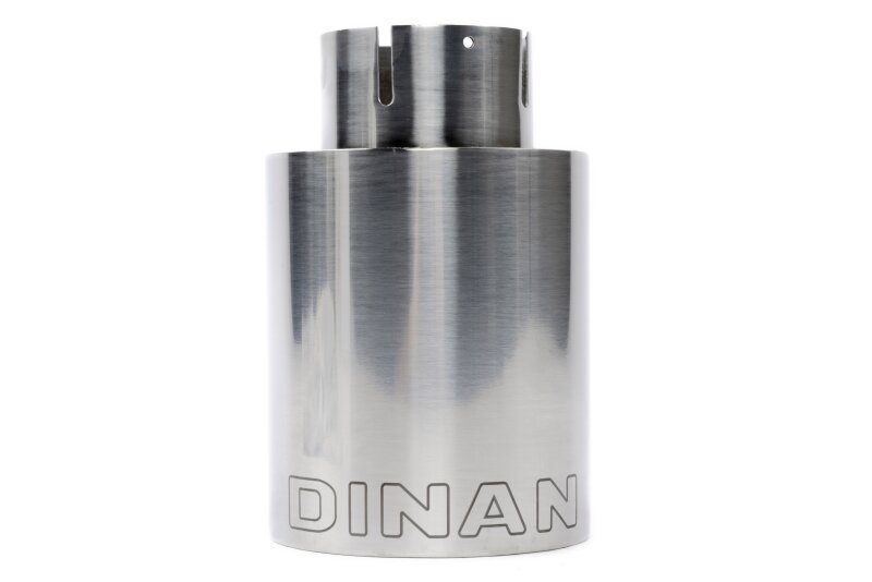 Dinan Double-Walled 4in Clamp-On Exhaust Tip - Polished - 4in Outlet / 2.5in Inlet