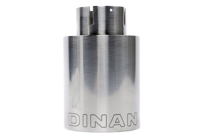 Dinan Double-Walled 4in Clamp-On Exhaust Tip - Polished - 4in Outlet / 2.5in Inlet