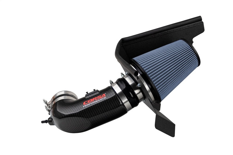 CORSA Performance Corsa 2017-2023 Chevrolet Camaro ZL1 Carbon Fiber Air Intake w/ MaxFlow 5 Oil Filtration