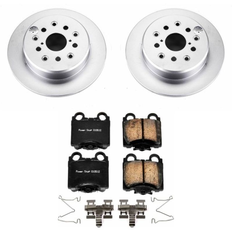 PowerStop Power Stop 98-05 Lexus GS300 Rear Z17 Evolution Geomet Coated Brake Kit