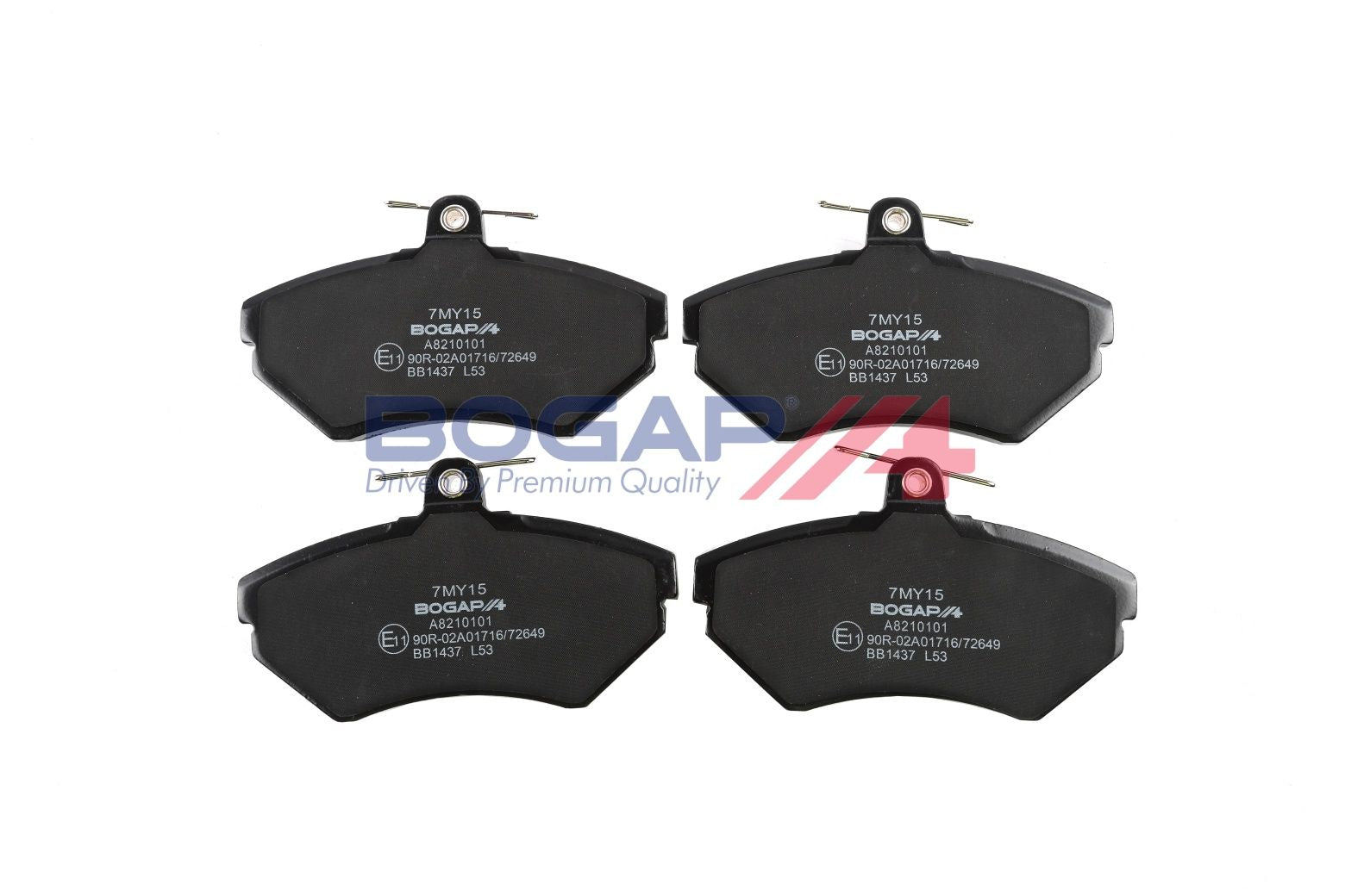 BOGAP A8210101 Brake Pad Set, Disc Brake | ML Performance Car Parts