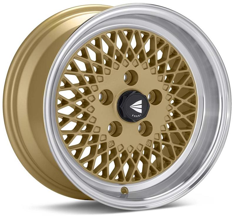 Enkei92 Classic Line 15x8 25mm Offset 4x114.3 Bolt Pattern Black Wheel
