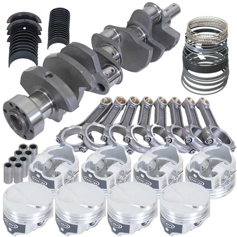 Eagle Chevy 454 1Pc 4.000in Crank 6.135in I-Beam Rods 18cc Dome 4.280in Pistons Rotating Assembly