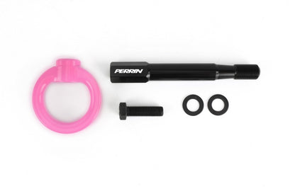 Perrin Performance PERRIN 14-19 Subaru Forester Tow Hook Kit (Rear) - Hyper Pink