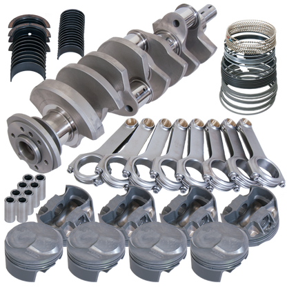 Eagle Chevy 454 4.250in Counterweight Crank 6.385in H-Beam 43cc 4.350in Pistons Rotating Assembly