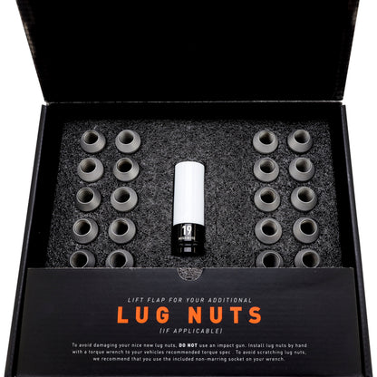 Mishimoto Steel Locking Lug Nuts M14x1.5 24pc Set Silver