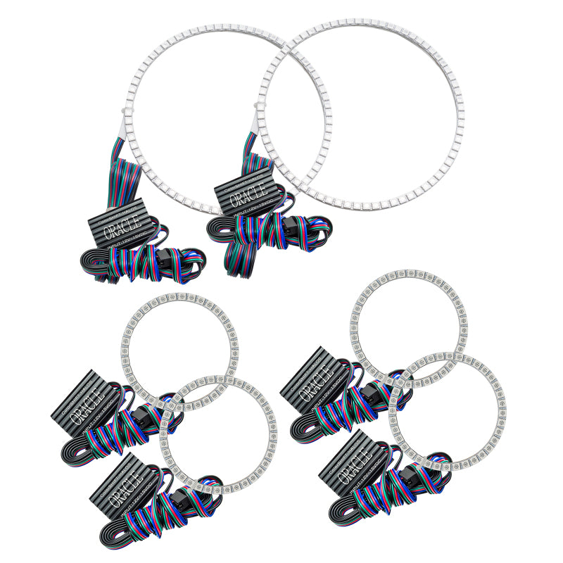 ORACLE Lighting Oracle Nissan Frontier 01-04 Halo Kit - Triple - ColorSHIFT w/o Controller