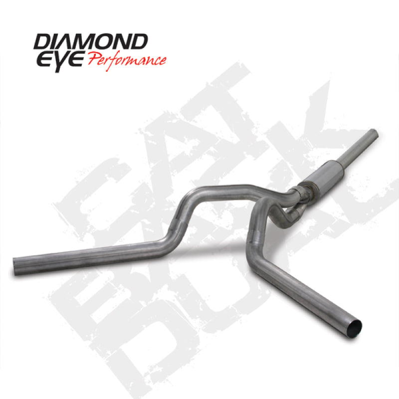 Diamond Eye Performance Diamond Eye KIT 4in Catback DUAL SS: 2004.5-2007.5 DODGE CUMMINS 600