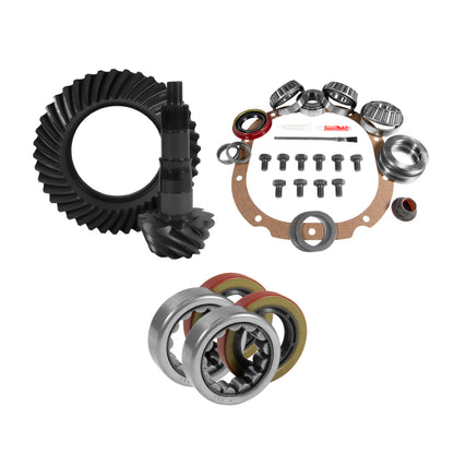 Yukon Gear & Axle Yukon Gear 8.8in Ford 3.27 Rear Ring & Pinion Install Kit 2.25in OD Axle Bearings and Seals