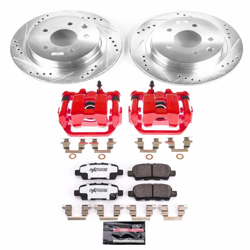 PowerStop Power Stop 11-19 Nissan Leaf Rear Z26 Street Warrior Brake Kit w/Calipers
