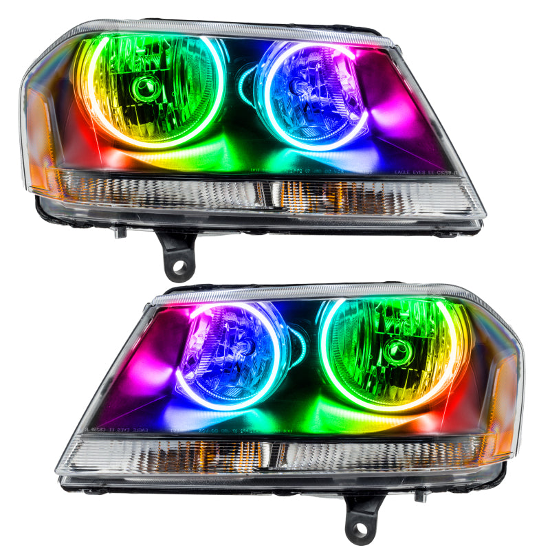 ORACLE Lighting Oracle 08-14 Dodge Avenger RT SMD HL - Black - ColorSHIFT w/o Controller