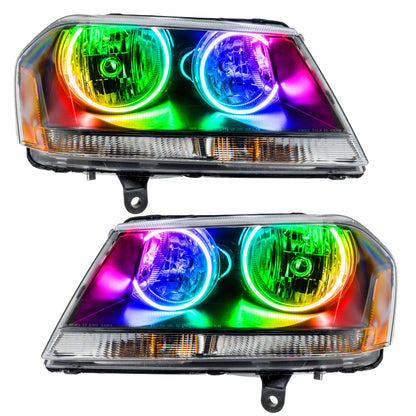 ORACLE Lighting Oracle 08-14 Dodge Avenger RT SMD HL - Black - ColorSHIFT w/o Controller
