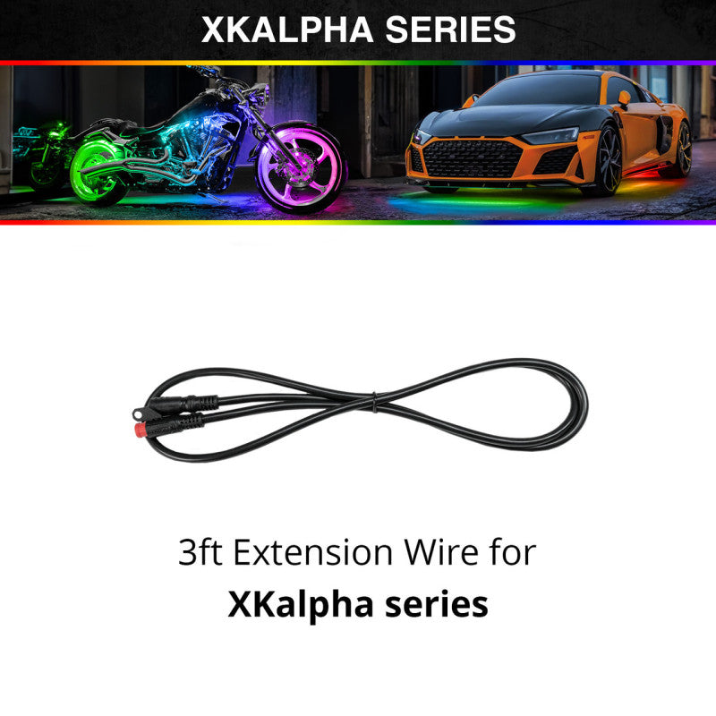 XKGLOW XK Glow 5pin Extension Wire Xkalpha - 12 Ft