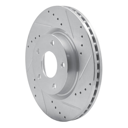 R1 Concepts R1 13-25 Nissan ALTIMA Front Right Drilled & Slotted Silver Brake Rotor