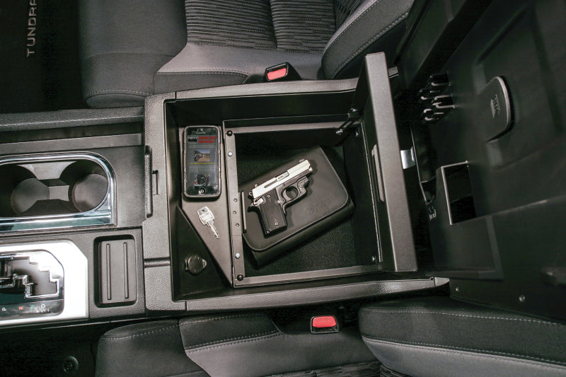 Tuffy Products Tuffy Console Safe W/ Keyed Lock For Toyota Tundra W/ Flow Thru Console