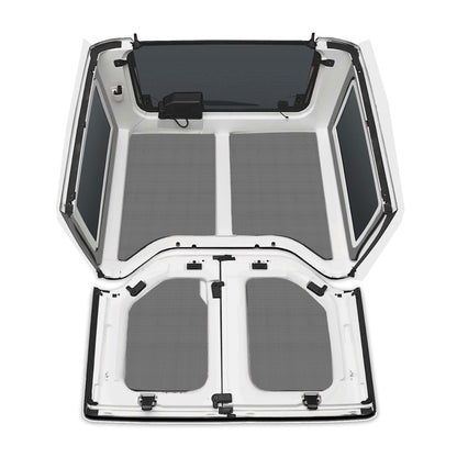 DEI 11-18 Jeep Wrangler JK 2-Door Boom Mat Complete Headliner Kit - 6 Piece - Gray