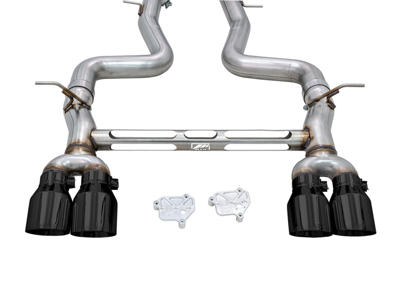 AWE Tuning BMW F8X M3/M4 Track Edition Cat-Back Exhaust - Diamond Black Tips