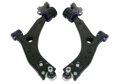 SuperPro 05-11 Ford Focus LS/LT/LV Volvo S40/V50 and C70/21mm Front Lower Control Arm Assembly Kit