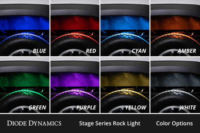 Diode Dynamics Stage Series RGBW LED Rock Light (one)