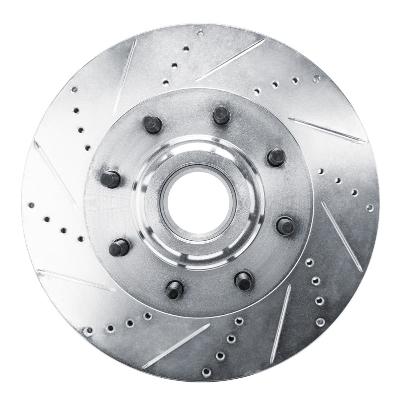 R1 Concepts R1 11-25 Ford F-250 2WD (Super Duty) Front Left Drilled & Slotted Silver Brake Rotor