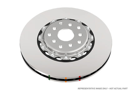 DBA 03-09 Porsche 911 996/997 GT3/GT3 RS (w/Iron Rotor) Front Left 5000 Series Slot Rotor w/Blk Hat
