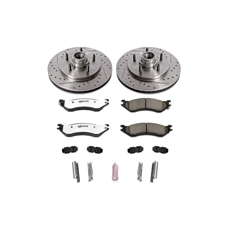 PowerStop Power Stop 97-00 Ford Expedition Front Z36 Truck & Tow Brake Kit