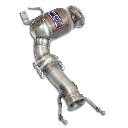 Supersprint BMW MINI B48E F39 F57 Turbo Downpipe Kit + Metallic Catalytic - with OPF (X2 M 35i & Cooper S Cabrio JCW)