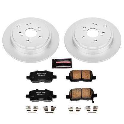PowerStop Power Stop 01-06 Acura MDX Rear Z17 Evolution Geomet Coated Brake Kit