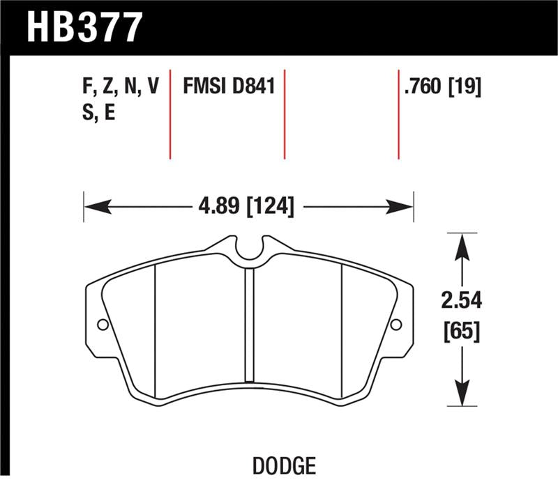Hawk Performance Hawk SRT4 HP+ Street Front Brake Pads