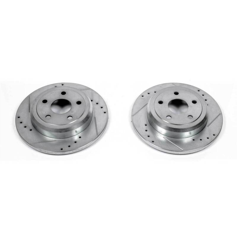 PowerStop Power Stop 11-19 Dodge Durango Rear Evolution Drilled & Slotted Rotors - Pair
