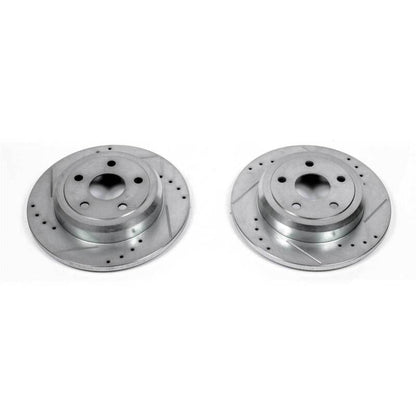 PowerStop Power Stop 11-19 Dodge Durango Rear Evolution Drilled & Slotted Rotors - Pair