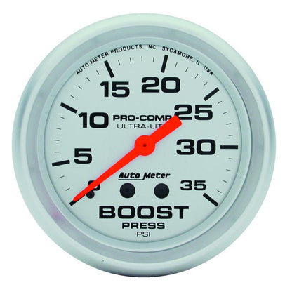 Autometer Ultra-Lite 2 5/8in Mechanical Boost Gauge