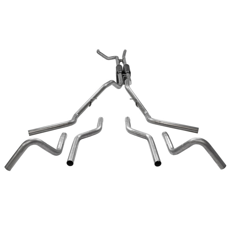 Flowmaster 67-72 Ford F100 American Thunder Cat-Back Exhaust System - (wide Tank)