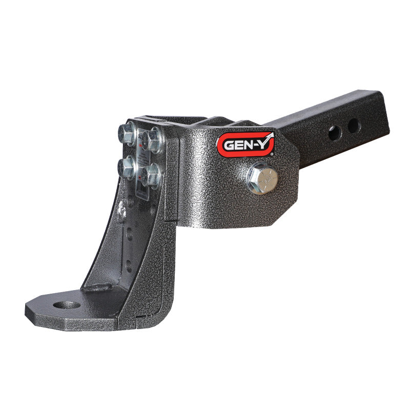 GEN-Y Hitch Gen-Y Glyder Torsion-Flex 2in Shank 6in Drop 7K Hitch w/Ball Platform/1in Diameter Mounting Hole