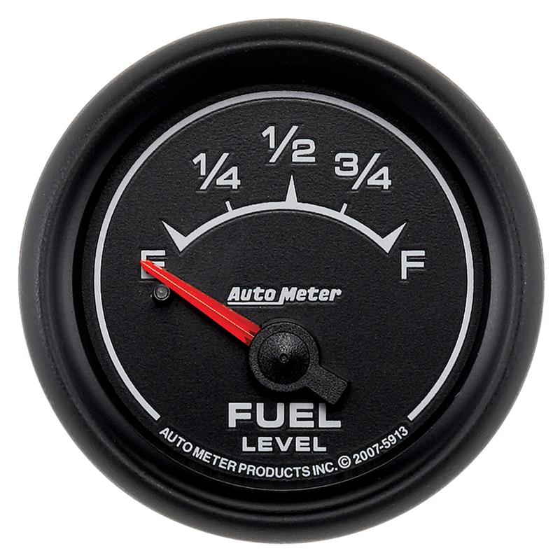 AutoMeter Gauge Fuel Level 2-1/16in. 0 Ohm(e) to 90 Ohm(f) Elec Es