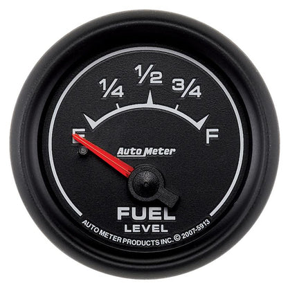 AutoMeter Gauge Fuel Level 2-1/16in. 0 Ohm(e) to 90 Ohm(f) Elec Es