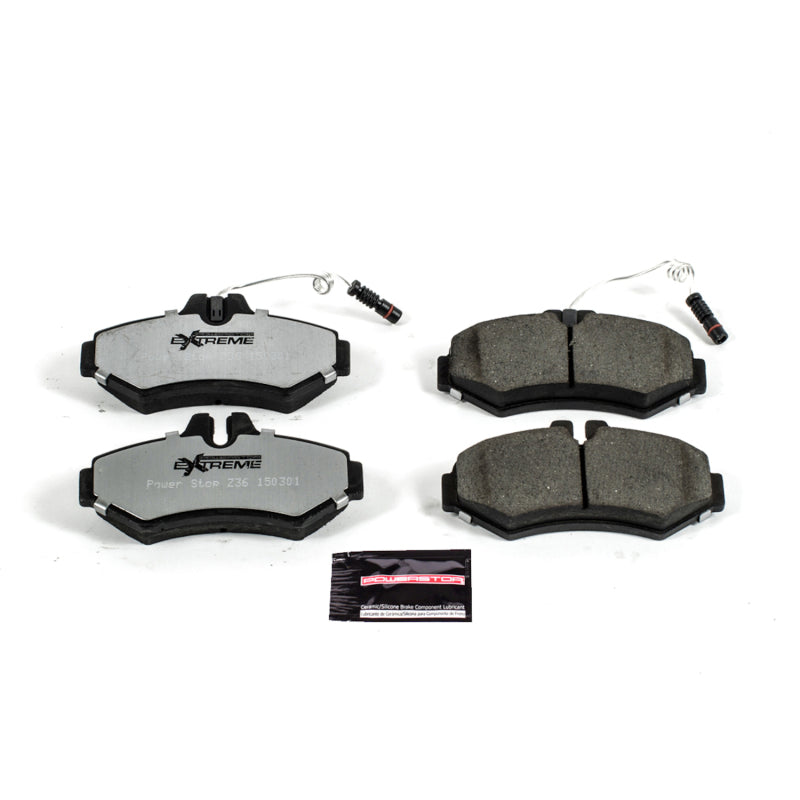 PowerStop Power Stop 03-06 Dodge Sprinter 2500 Rear Z36 Truck & Tow Brake Pads w/Hardware
