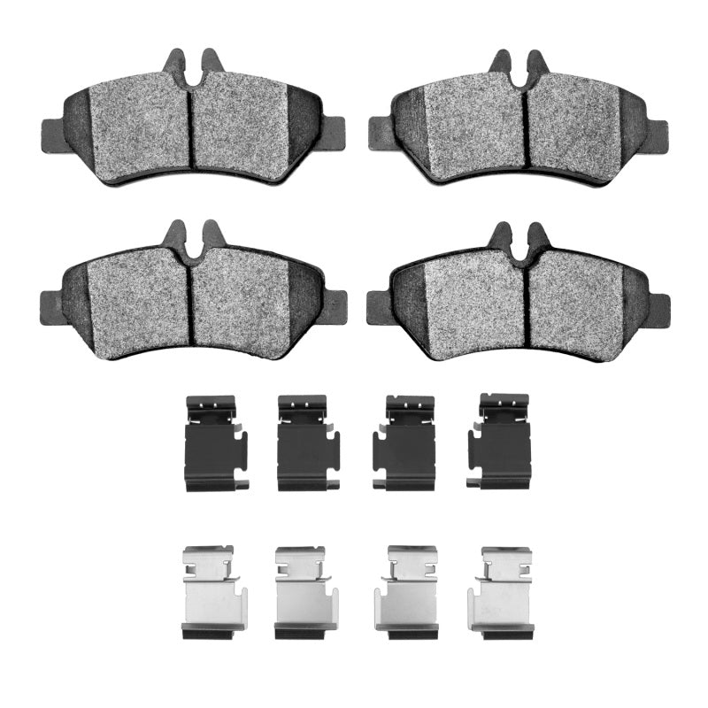 R1 Concepts R1 06-18 Dodge Sprinter 3500 Rear Semi Met Pads & Hardware Kit