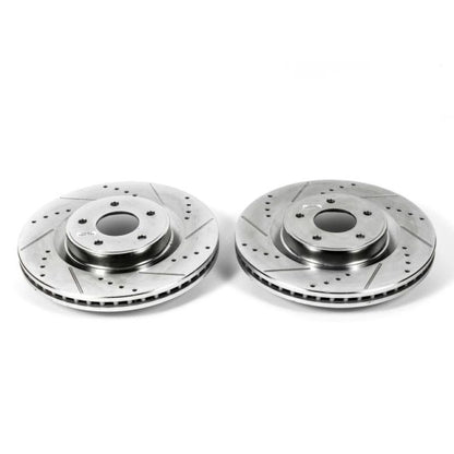 PowerStop Power Stop 2013 Infiniti JX35 Front Evolution Drilled & Slotted Rotors - Pair