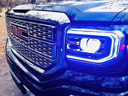 ORACLE Lighting Oracle 16-18 GMC Sierra Headlight DRL Upgrade Kit - ColorSHIFT