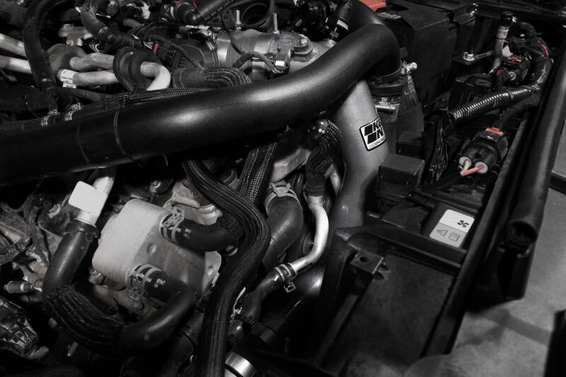 K&N Engineering K&N 2023 Ford Bronco Raptor 3.0L V6 Aluminum Charge Pipe Kit - Gunmetal Gray